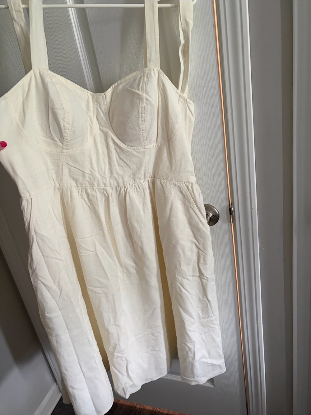 LC Lauren Conrad Cream Dress
